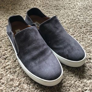 Steve Madden suede slip on sneakers